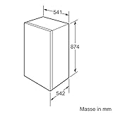 Bosch GID18A30 Serie 4 Gefrierschrank / A++ / 87,4 cm Höhe / 151 kWh/Jahr / 94 L Kühlteil / 94 L Gefrierteil / Schlepptür-Technik - 5