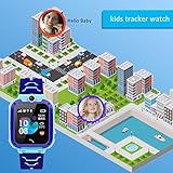 Bhdlovely Kinder SmartWatch Digital Camera Watch with Games, SOS and 1.44 inch Touch LCD for Boys Girls Birthday (Blau) (S12BIUE) - 3