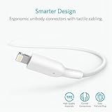 Anker iPhone Ladekabel Powerline II iPhone Kabel 0,9m Lightning Kabel, [Apple MFi-Zertifiziert] für iPhone XS/XS Max/XR/X/ 8/8 Plus/SE/ 7/7 Plus/ 6s/ 6/6 Plus/ 5S/ 5/ iPad Pro (Weiß) - 5