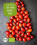 BIO Hagebuttenpulver - 500g, Rohkostqualität - 100 Prozent BIO, Pulver aus ganzen Hagebutten gemahlen, Großpackung mit Preisvorteil - Gemahlen, abgefüllt und kontrolliert in Deutschland (DE-ÖKO-005) - 5