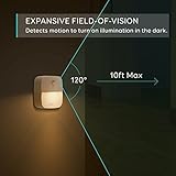 Eufy Lumi 3 Pack LED Nachtlicht mit Bewegungssensor,Warmes weißes LED Lichter,Auto ON/OFF, Schrankbeleuchtung mit Haftend für Kinderzimmer, Schlafzimmer, Orientierungslicht, Energieeffizient (3 Pack) - 4