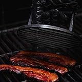 Charcoal Companion Runde Grill-Presse, schwarz, 8.99 x 17.5 x 17.5 cm, CC5023 - 3