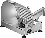 Bomann MA 451 CB, Vollmetall-Allesschneider, Großes rostfreies Edelstahlmesser (Ø 190 mm), 150 Watt, Universalwellenschliff, Alu-Druckguss Motorgehäuse, Stufenlos einstellbare Schnittstärke (0-15mm) - 2