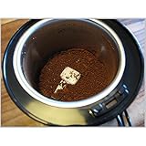 KYG Kaffeemühle 300W Elektrische Kaffeemühle Kaffeebohnen Nüsse Gewürze Getreide Mühle mit Edelstahlmesser 50g Fassungsvermögen (schwarz) - 2