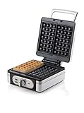 Domo DO 9047W Waffelautomat (1400 Watt, für extra dicke quadratische belgische / brüsseler Waffeln) - 4