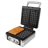 Domo DO 9047W Waffelautomat (1400 Watt, für extra dicke quadratische belgische / brüsseler Waffeln) - 7