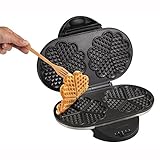 Tefal WM 311D Herzwaffeleisen doppel, 1200 Watt, 2 x 17 cm Durchmesser, Edelstahl gebürstet - 3