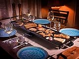 Bestron Elektrische XXL Plancha-/Teppanyaki-Grillplatte mit Antihaftbeschichtung, 1800 W, Schwarz - 9