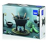 kela Fondue-Set Country Gusseisen schwarz 21,5cm 27cmØ, 27x27x21,5 cm - 2