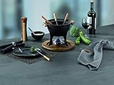 kela Fondue-Set Country Gusseisen schwarz 21,5cm 27cmØ, 27x27x21,5 cm - 3