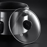 Russell Hobbs Reiskocher 1,8l, inkl. Dampfgarer-Einsatz, Warmhaltefunktion, antihaftbeschichteter Gartopf, Reislöffel & Messbecher, Schongarer für Gemüse & Fisch, Cook@Home 19750-56 - 3