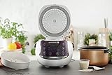 Reishunger Digitaler Reiskocher (1,5l/860W/220V) Multikocher mit 12 Programmen, 7-Phasen-Technologie, Premium-Innentopf, Timer- und Warmhaltefunktion - Reis für bis zu 8 Personen - 8