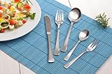 GRÄWE Besteckset für 6 Personen aus Edelstahl, Tafelbesteck Set 30-teilig, nickelfrei, rostfrei, handpoliert, spülmaschinengeeignet - Serie Würzburg - 3