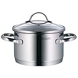 WMF Provence Plus Topfset, 5-teilig, Cromargan Edelstahl poliert, Töpfe mit Glasdeckel, Induktionstöpfe, Stielkasserolle, Topf Induktion, unbeschichtet, backofengeeignet - 4