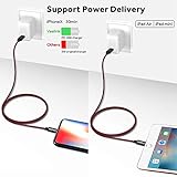 Veelink USB C auf Lightning Kabel, 100cm lang, MFi-Zertifiziert, Unterstützt Schnellladen mit Typ-C PD Ladegeräte, für iPhone X/XS/XR/XS Max / 8/8 Plus, iPad Pro 12.9,iPad Air 3 - 7