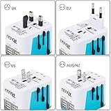 Ragu Universal Reiseadapter 4 USB für EU UK US AU Asia 224+ Ländern - 2