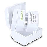 Incutex 1x Reiseadapter kompakt 3-teilig universal Reiseadapter Weltreiseadapter Reisestecker universal, weiß - 3