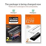 Spigen, 2 Stück, Panzerglasfolie kompatibel mit iPhone 11, iPhone XR, Glas.tR EZ Fit, mit Schablone für Installation, 9H gehärtes Glas, Hüllenfreundlich, Schutzfolie für iPhone 11 (064GL25166) - 6