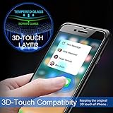 Beikell [4 Stück Displayschutzfolie für iPhone 8, iPhone 7, iPhone 6S und iPhone 6, Gehärtetes Glas Schutzfolie [4,7 Zoll], 9H Härte, Kratzfest, Blasenfrei - 6