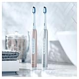 Oral-B Pulsonic Slim Luxe 4900 Elektrische Schallzahnbürste mit 2. Handstück, Für gesünderes Zahnfleisch in 4 Wochen, roségold und Platin - 4