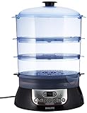 Philips HD9140/91 Dampfgarer (900 Watt, Aromaverstärker, LCD Timer, Zeitschaltuhr) - 2