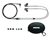 Shure SE215-K, In-ear Kopfhörer / Ohrhörer, schwarz, Premium, Sound Isolating, Geräuschunterdrückung, ein Treiber, austauschbares Kabel, dynamischer Bass - 2