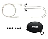 Shure SE215-CL, In-ear Kopfhörer / Ohrhörer, transparent, Premium, Sound Isolating, Geräuschunterdrückung, ein Treiber, austauschbares Kabel, dynamischer Bass - 2