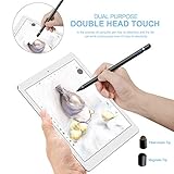 iFoxtEK aktiver Pen,wiederaufladbar Eingabestift mit Einstellbarer feiner Spitze Active Stylus Stift Pencil kompatibel für Apple ipad iPhone Samsung Huawei HP Touchscreen Tablet - 2