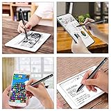 iFoxtEK aktiver Pen,wiederaufladbar Eingabestift mit Einstellbarer feiner Spitze Active Stylus Stift Pencil kompatibel für Apple ipad iPhone Samsung Huawei HP Touchscreen Tablet - 6