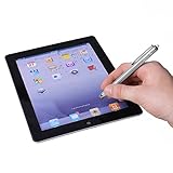 The Friendly Swede 3 Stück Hybrid Stylus Touchscreen Eingabestift mit austauschbarer Mikrofaserspitze (schwarz, rot, silber) - 8