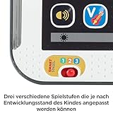 Fisher-Price CDG57 - Lernspaß Tablet, Kindertablet und Lernspielzeug mit mitwachsenden Spielstufen, grau, Kinder Spielzeug ab 1 Jahr, deutschsprachig - 4