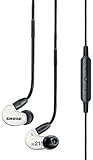 Shure SE215M+, In-ear Kopfhörer / Ohrhörer, weiß, Premium, Sound Isolating, Geräuschunterdrückung, ein Treiber, Fernbedienung und Mikrofon für iPhone/iPad/iPod, Kabel austauschbar - 2