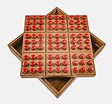 Logoplay Holzspiele Memoria - Ein Gedächtnisspiel mit 2 Spielvarianten - Gesellschaftsspiel - Denkspiel - Brettspiel aus Holz mit Farbigen Steckern - 3