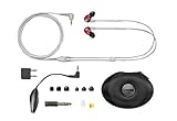 Shure SE535LTD, In-ear Kopfhörer / Ohrhörer, rot, Special Edition, High-End, Sound Isolating, Geräuschunterdrückung, drei Treiber (1 Hochtöner, 2 Tieftöner), Kabel austauschbar, räumlicher Klang - 4