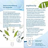 aspUraclip Mini-Inhalator mix (3er Pack) | Erster Mini-Inhalator für die Nase | Bio-Öle können für Linderung, Entspannung und Frische sorgen | Im Set enthalten sind 1x med, 1x fresh & 1x relax - 3