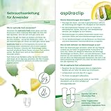 aspUraclip Mini-Inhalator mix (3er Pack) | Erster Mini-Inhalator für die Nase | Bio-Öle können für Linderung, Entspannung und Frische sorgen | Im Set enthalten sind 1x med, 1x fresh & 1x relax - 5