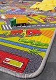 misento Kinderteppich Straßenteppich Spielunterlage  Kinderzimmer Schadstoff geprüft 140 x 200 cm - 3