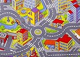 misento Kinderteppich Straßenteppich Spielunterlage  Kinderzimmer Schadstoff geprüft 140 x 200 cm - 9