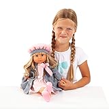 Bayer Design 94635AX Funktionspuppe Charlene mit Haaren und Schlafaugen-spricht und singt 90 Sätze, 2 Gedichte und 8 Lieder, 46cm, rosa, grau - 5