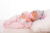 Bayer Design 93829 My Piccolina Interactive Puppe, Funktionspuppe, sprechend (Babylaute), interaktiv, rosa - 4