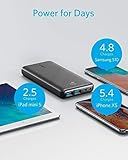 Anker PowerCore Essential 20000 Powerbank, 20000mAh externer Akku mit PowerIQ Technologie und USB-C Eingang, enorme Energiedichte, kompatibel mit iPhone, Samsung, iPad und mehr - 2