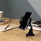 AUKEY Handyhalterung Auto Armaturenbrett Windschutzscheibe 360 Drehbar Kfz Halterung für iPhone XR/XS Max / 8/7 / 7 Plus / 6/6 Plus / 6s, Samsung Note 8 / S8 / Galaxy S6, HTC, Nokia, BlackBerry, GPS - 5