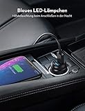 Auto Ladegerät USB Quick Charge 3.0, RAVPower 36W 2-Port Auto Ladeadapter Kfz Ladegerät für iPhone, iPad, Galaxy/Note/S9, HTC, LG, Smartphones, Tablets, Powerbank usw - 7