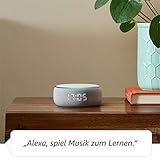 Der neue Echo Dot (3. Gen.) – smarter Lautsprecher mit Uhr und Alexa, Sandstein Stoff - 4
