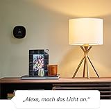 Der neue Echo Dot (3. Gen.) – smarter Lautsprecher mit Uhr und Alexa, Sandstein Stoff - 5