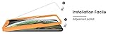 [4 Stück] OMOTON Schutzfolie für iphone 11 pro und iphone X und iphone XS Mit Positionierhilfe Panzerglasfolie für iphone 11 Pro/ XS/ X [9H Härte], [Anti-Kratzen], [Anti-Öl], [Anti-Bläschen]. - 4
