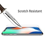 [4 Stück] OMOTON Schutzfolie für iphone 11 pro und iphone X und iphone XS Mit Positionierhilfe Panzerglasfolie für iphone 11 Pro/ XS/ X [9H Härte], [Anti-Kratzen], [Anti-Öl], [Anti-Bläschen]. - 6