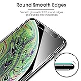 [4 Stück] OMOTON Schutzfolie für iphone 11 pro und iphone X und iphone XS Mit Positionierhilfe Panzerglasfolie für iphone 11 Pro/ XS/ X [9H Härte], [Anti-Kratzen], [Anti-Öl], [Anti-Bläschen]. - 7
