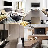 RICOO TV Wandhalterung R23 Universal für 32-65 Zoll (ca. 81-165cm) Schwenkbar Neigbar | Wand Halter Aufhängung Fernseh Halterung auch für Curved LCD und LED Fernseher | VESA 200x100 400x400 | Schwarz - 4
