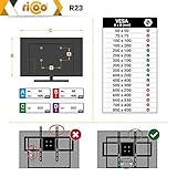RICOO TV Wandhalterung R23 Universal für 32-65 Zoll (ca. 81-165cm) Schwenkbar Neigbar | Wand Halter Aufhängung Fernseh Halterung auch für Curved LCD und LED Fernseher | VESA 200x100 400x400 | Schwarz - 6